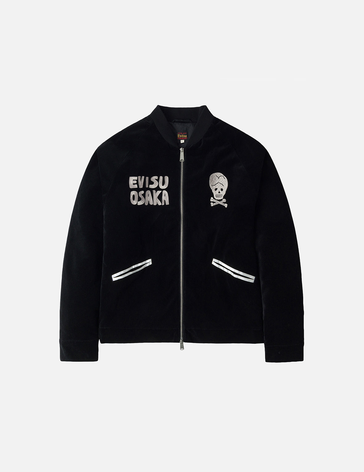 Vintage Velvet Regular Fit Padded Souvenir Jacket