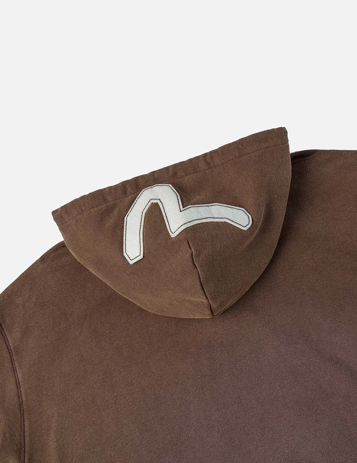 EV and Seagull Patches Embroidery Relax Fit Hoodie Jacket
