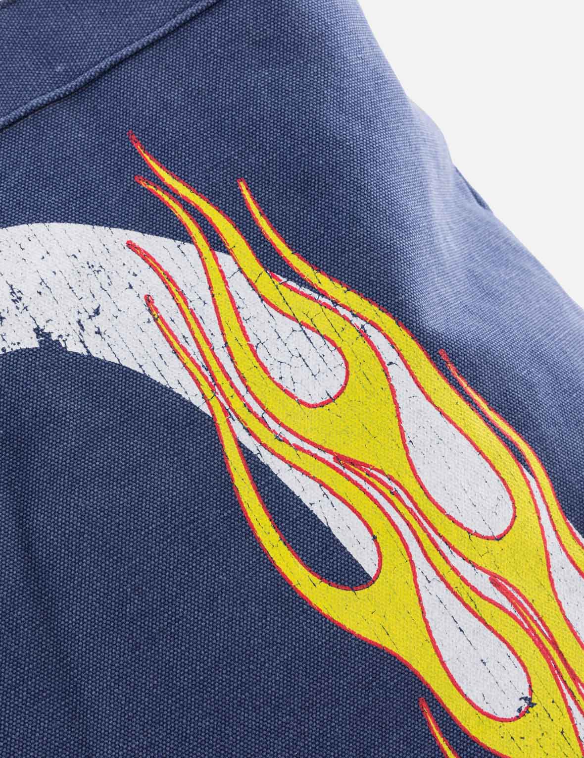 Flaming Daicock Washed Canvas Tote Bag