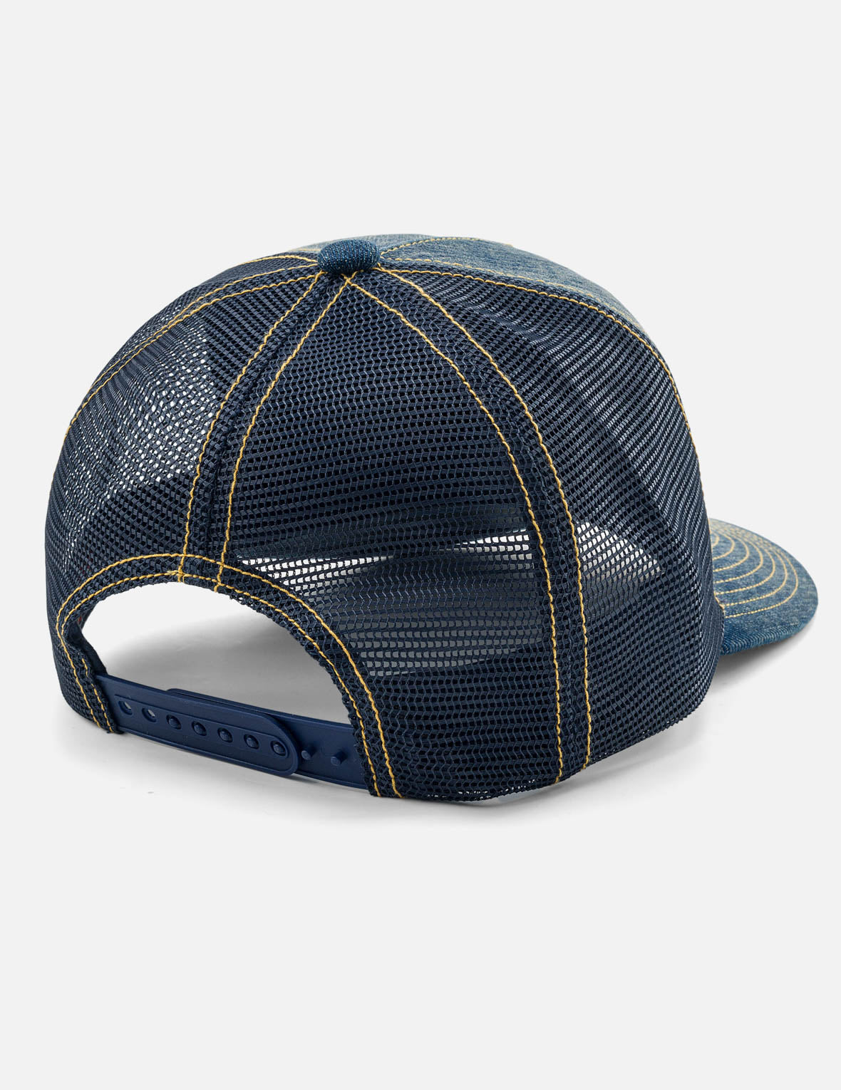 Seagull Pocket Denim Mesh Trucker Cap