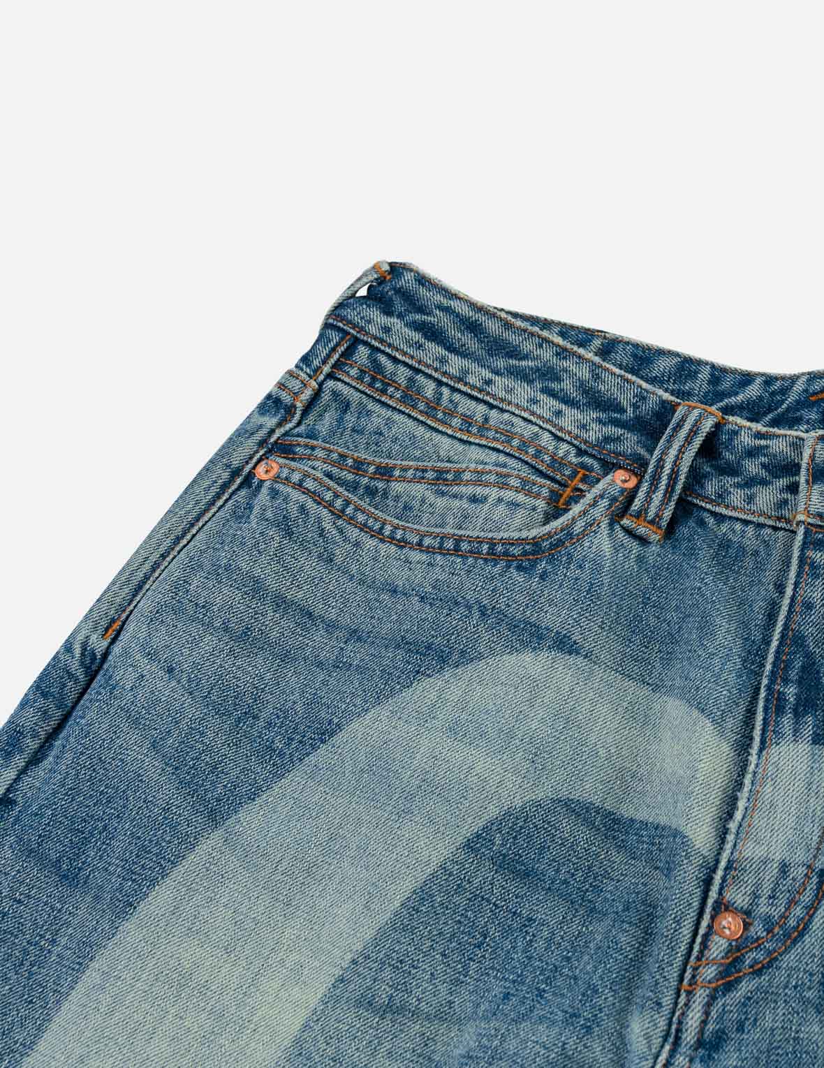 Front Daicock Washed Jeans