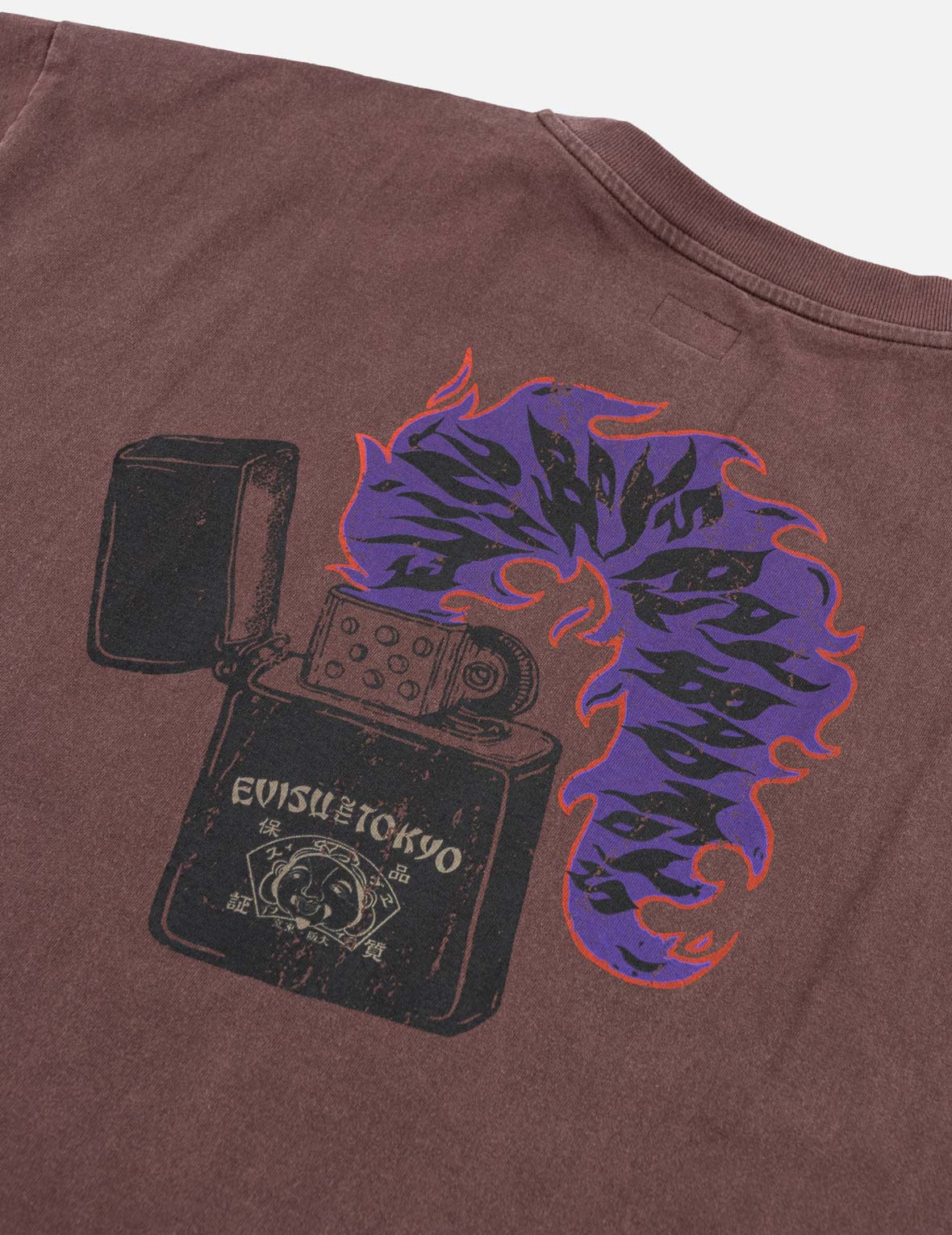 Daicock & Lighter Flame Print T-shirt