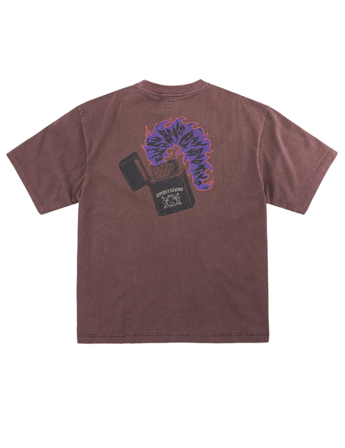 Daicock & Lighter Flame Print T-shirt
