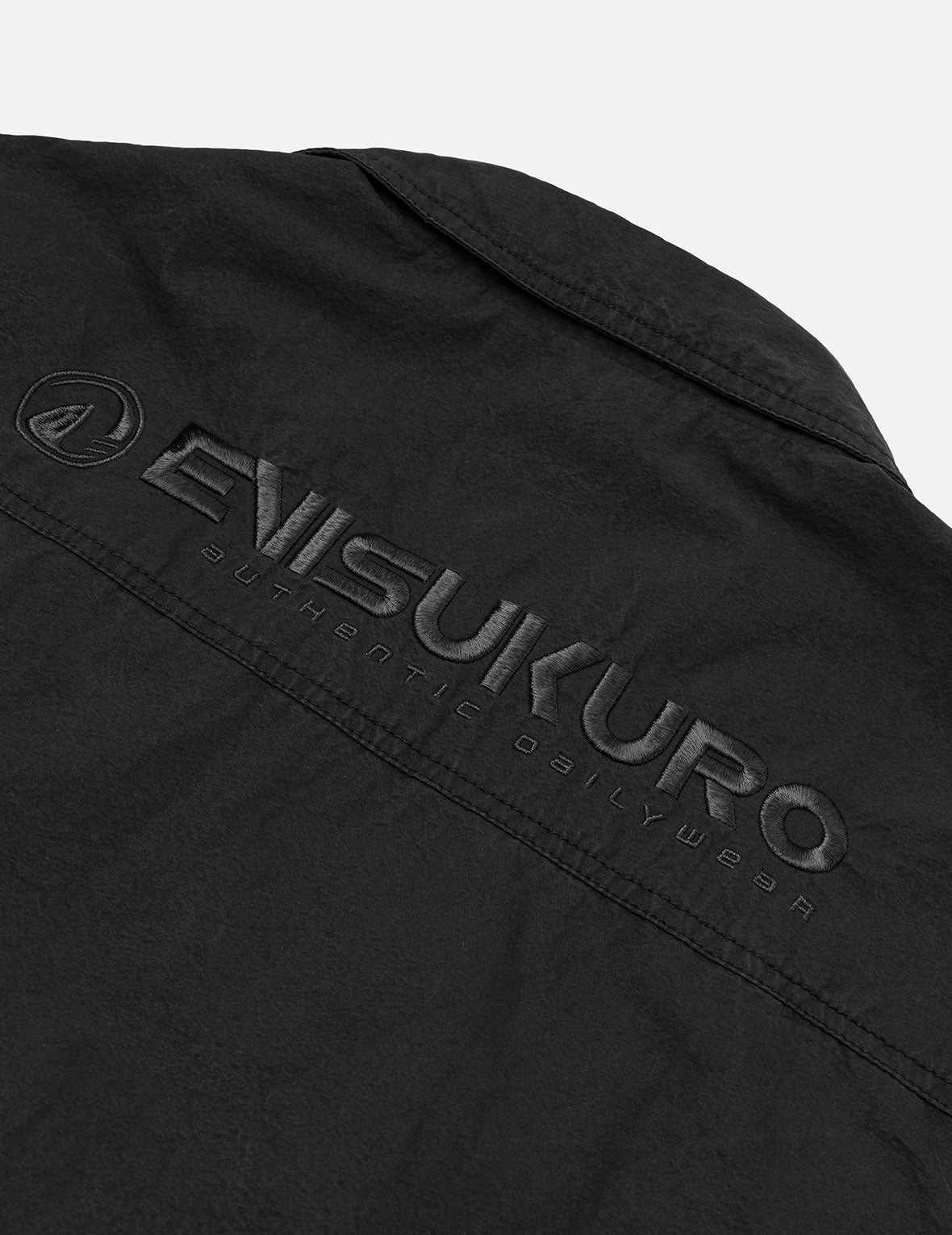 EVISUKURO刺繡和多口袋寬版休閒外套