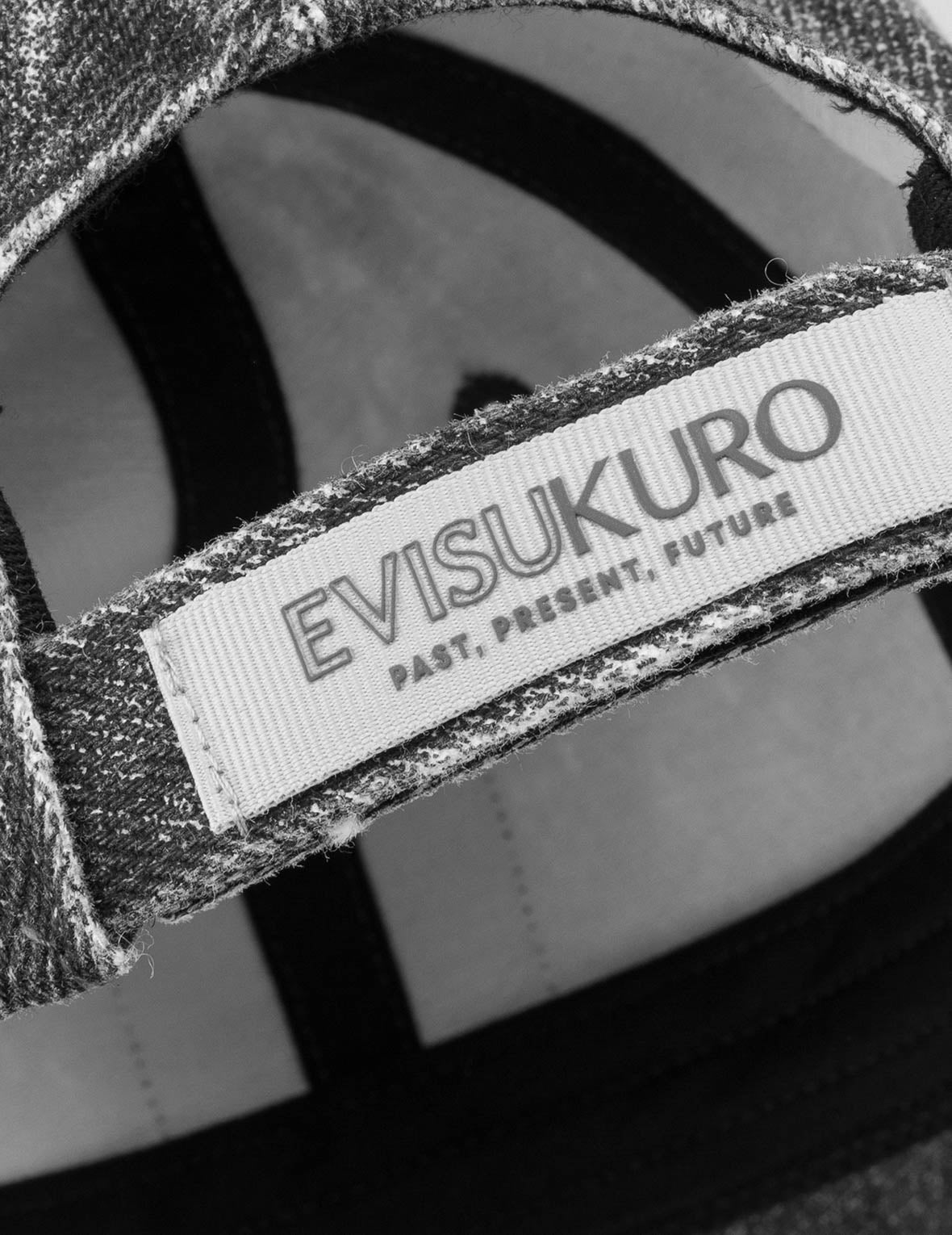 EVISUKURO標籤水洗鴨舌帽