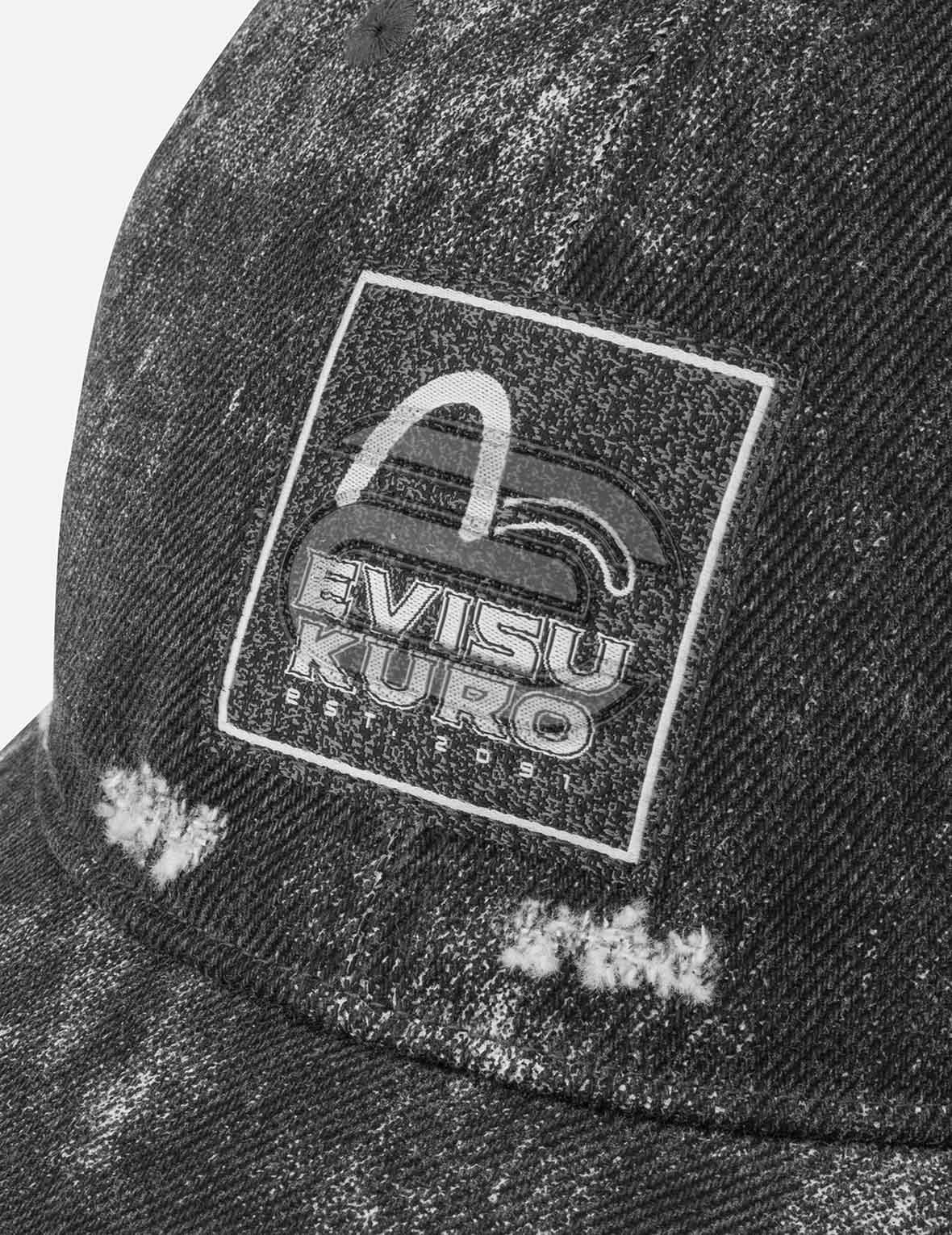 EVISUKURO標籤水洗鴨舌帽