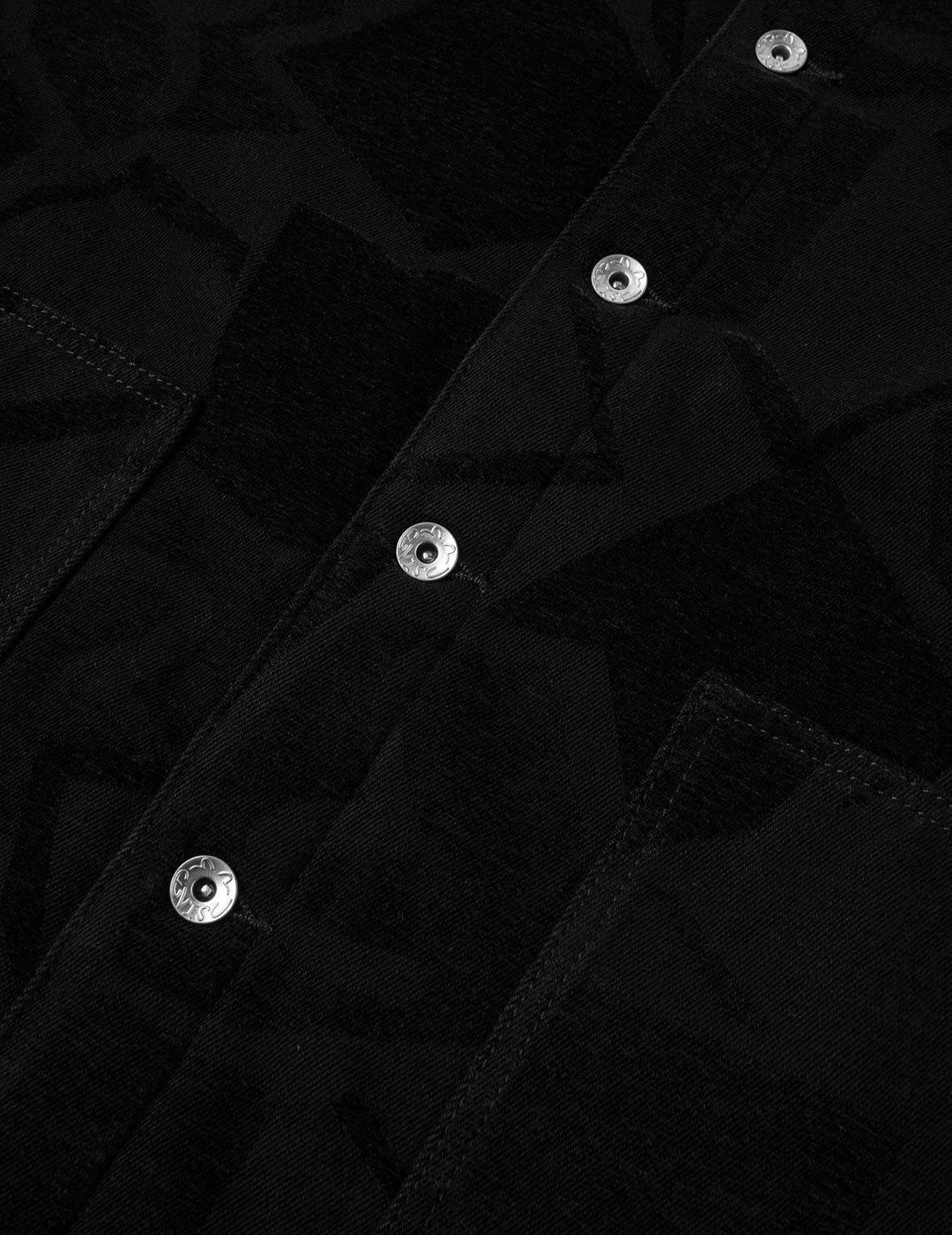 Allover Seagull Jacquard Regular Fit Chore Jacket