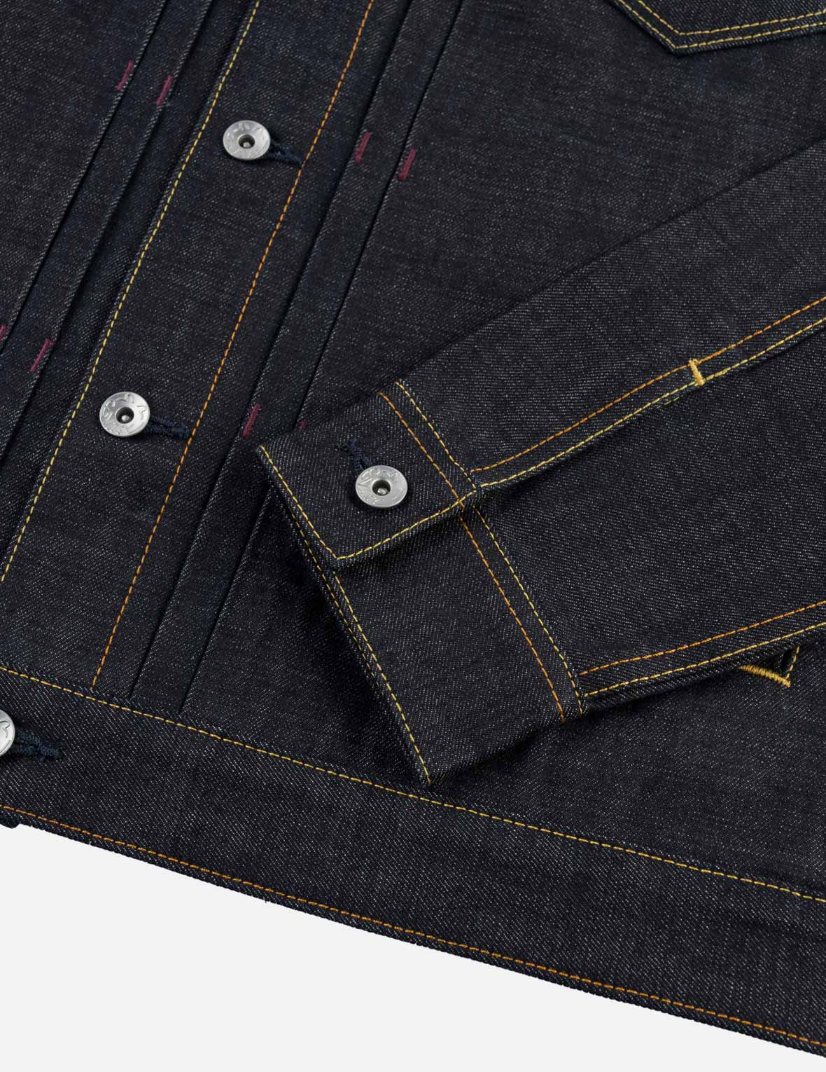 Flying Dragon Embroidered Denim Jacket