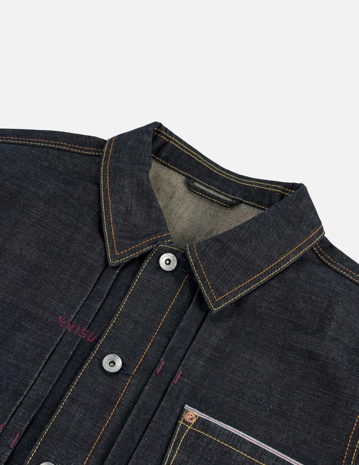 Flying Dragon Embroidered Denim Jacket