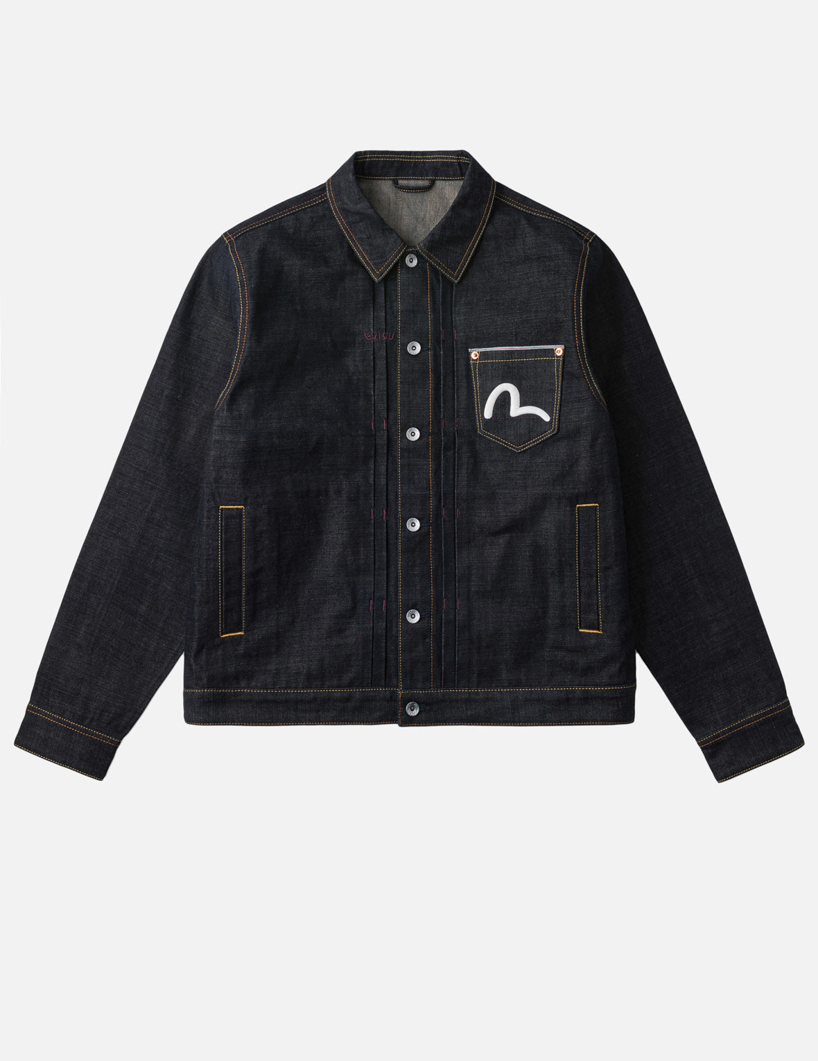 Flying Dragon Embroidered Denim Jacket