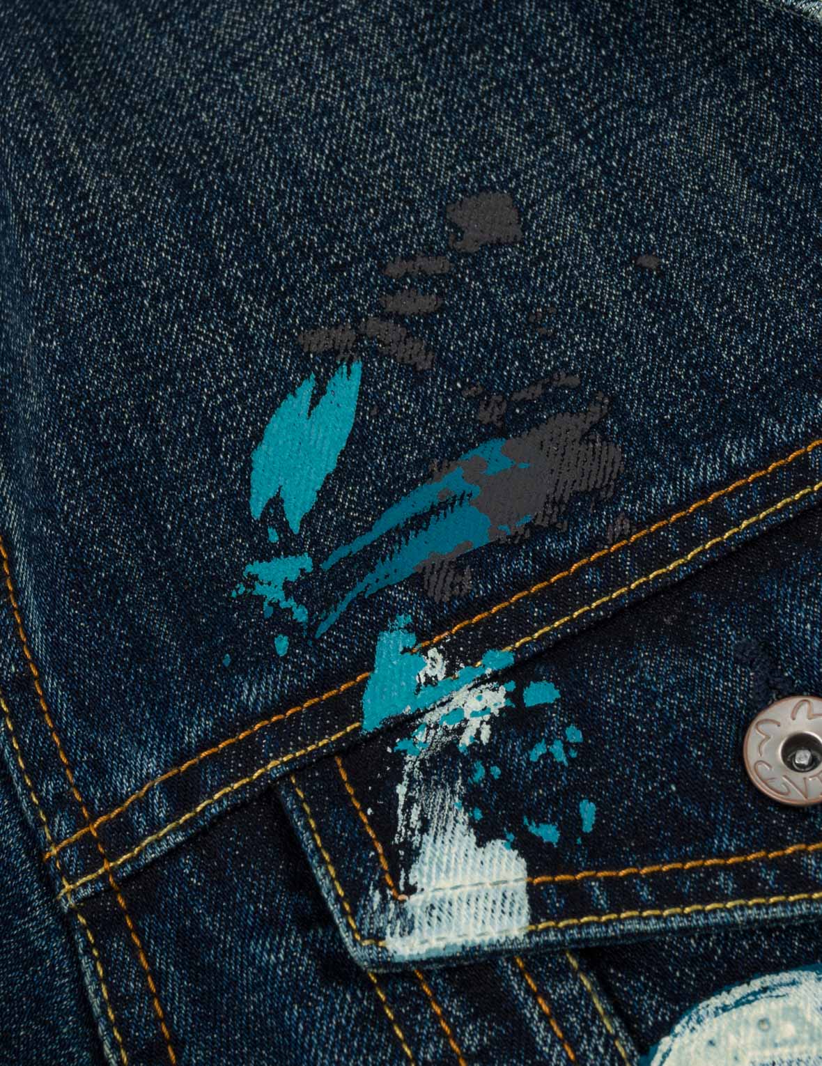 Handbrushed Daicock Denim Jacket