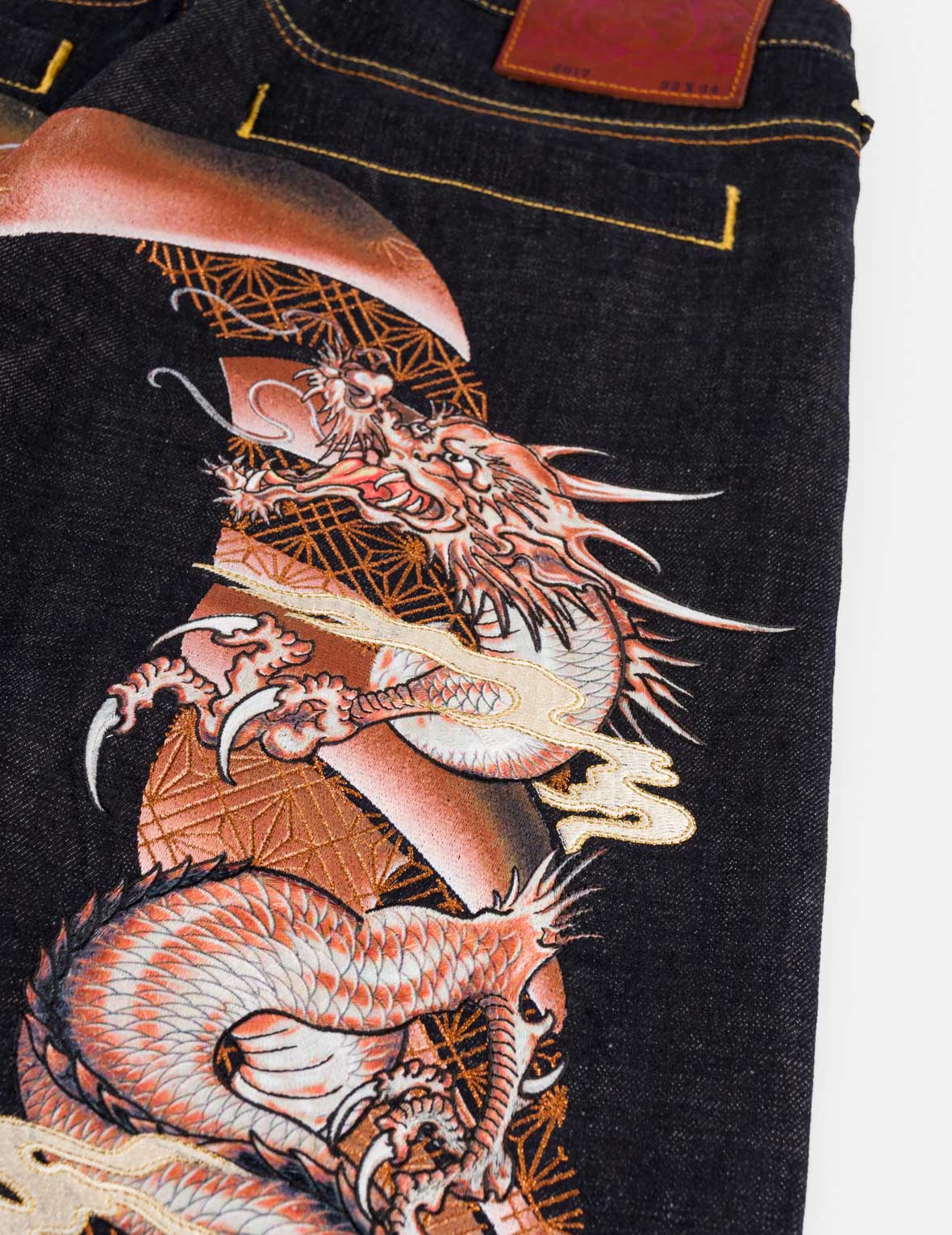 Flying Dragon Daicock Embroidered Selvedge Jeans #2017
