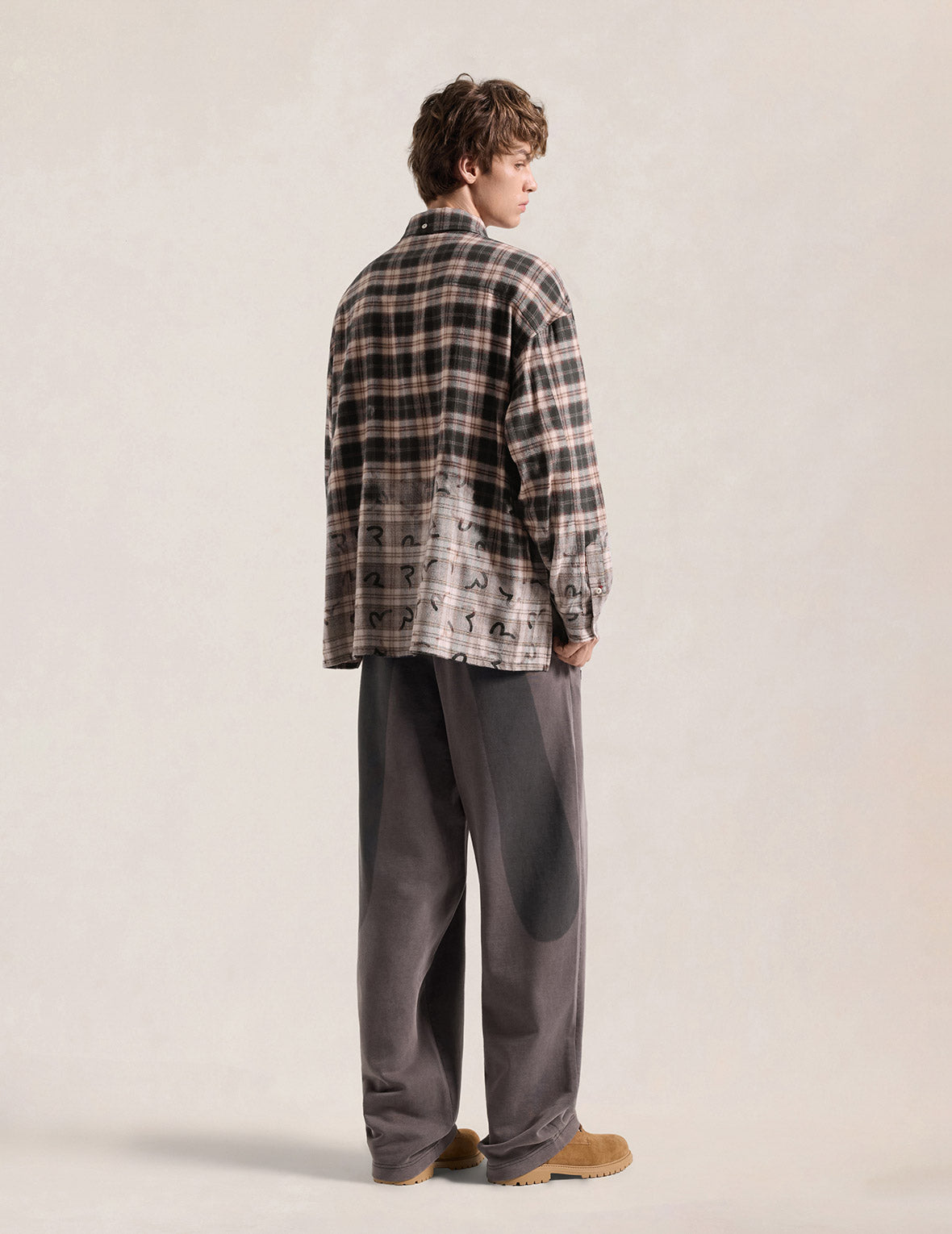 All-Over Seagull Checked Shirt
