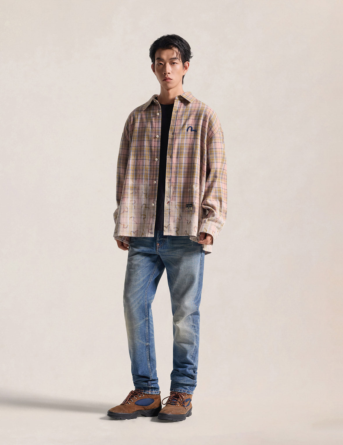 All-Over Seagull Checked Shirt