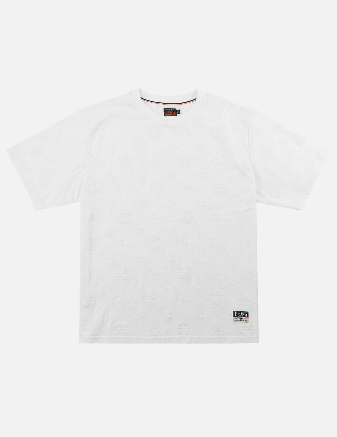 Allover Flocking Kamon & Seagull T-shirt