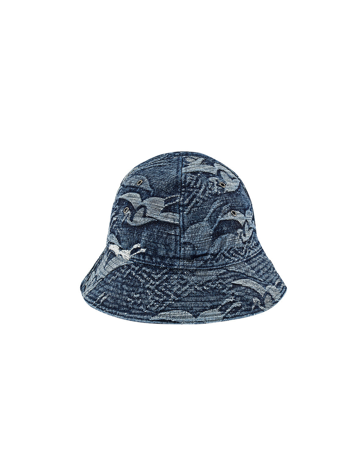 Allover Seagull Crane Jacquard Bucket Hat