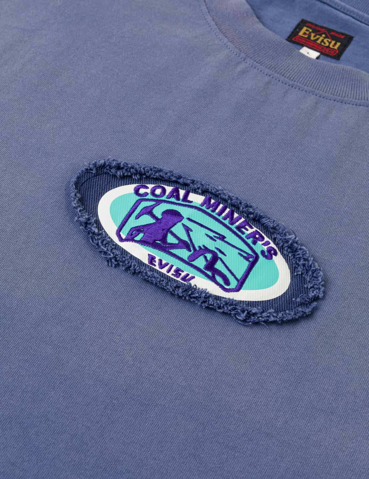 Washed Multi-process Miner Badge T-shirt