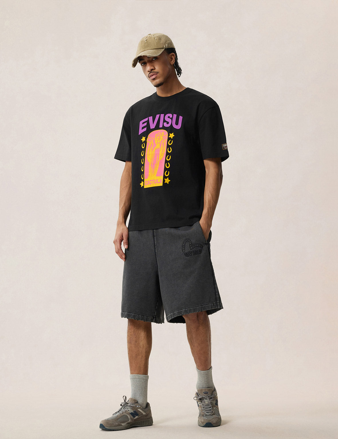 Cactula Logo Print T-shirt