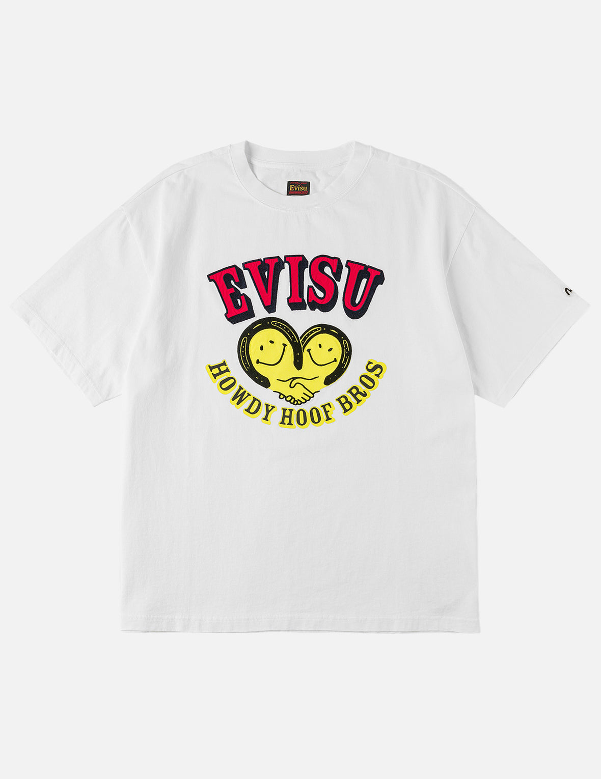 Smiling-heart Seagull-horseshoes Embroidery T-shirt