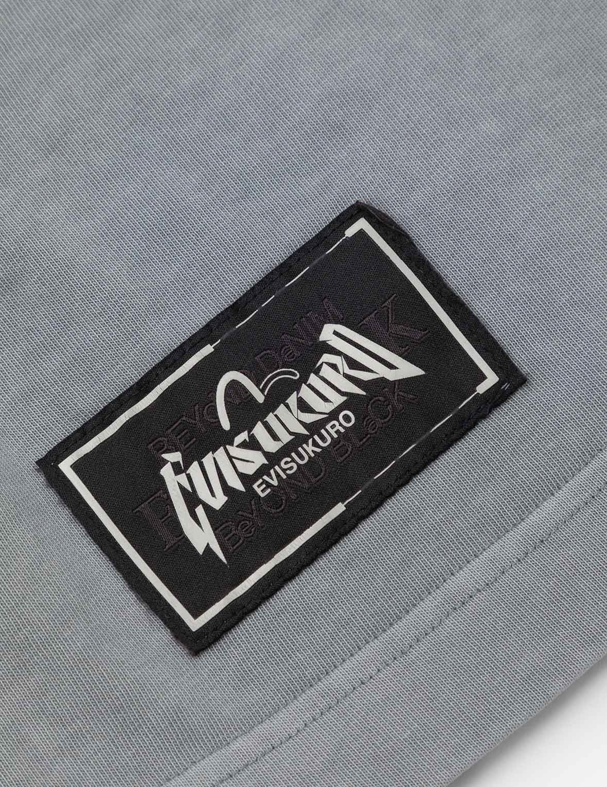 海鷗和商標刺繡超寬版水洗T恤
