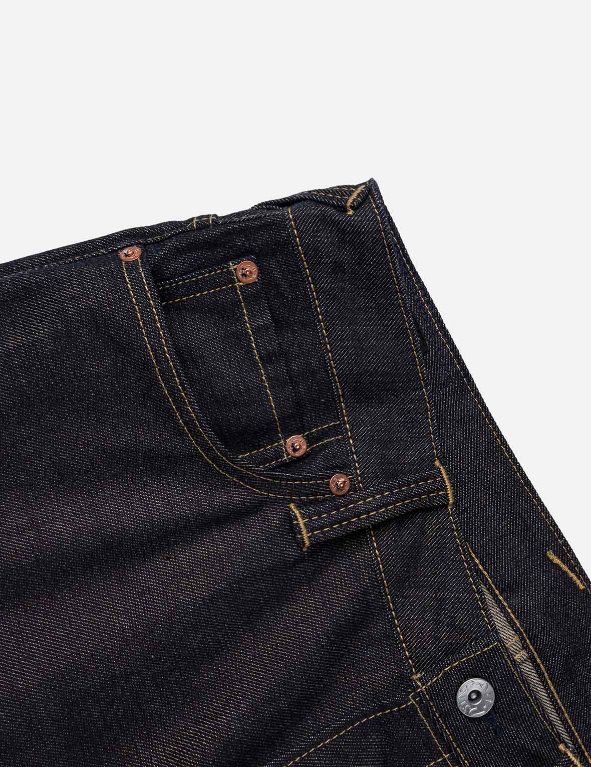 多口袋刺繡布貼牛仔褲 #2020