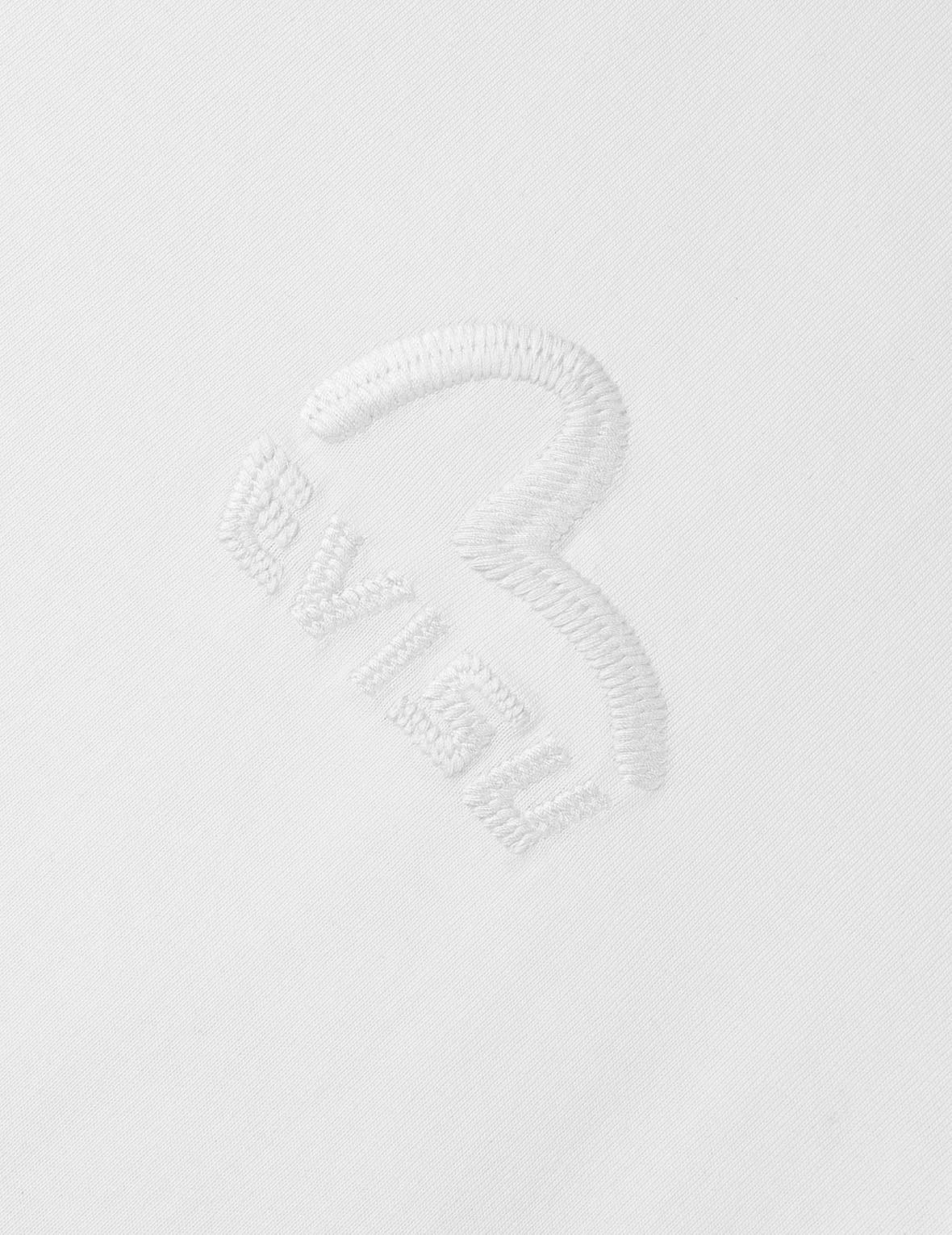 純色海鷗刺繡T恤