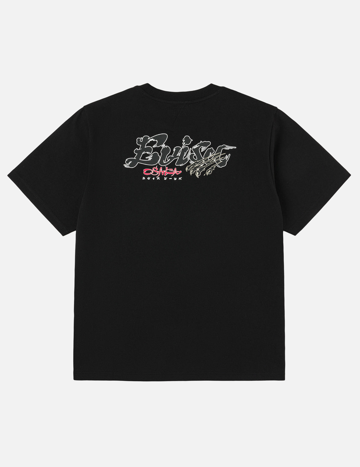 海鷗野獸爪紋印花T恤