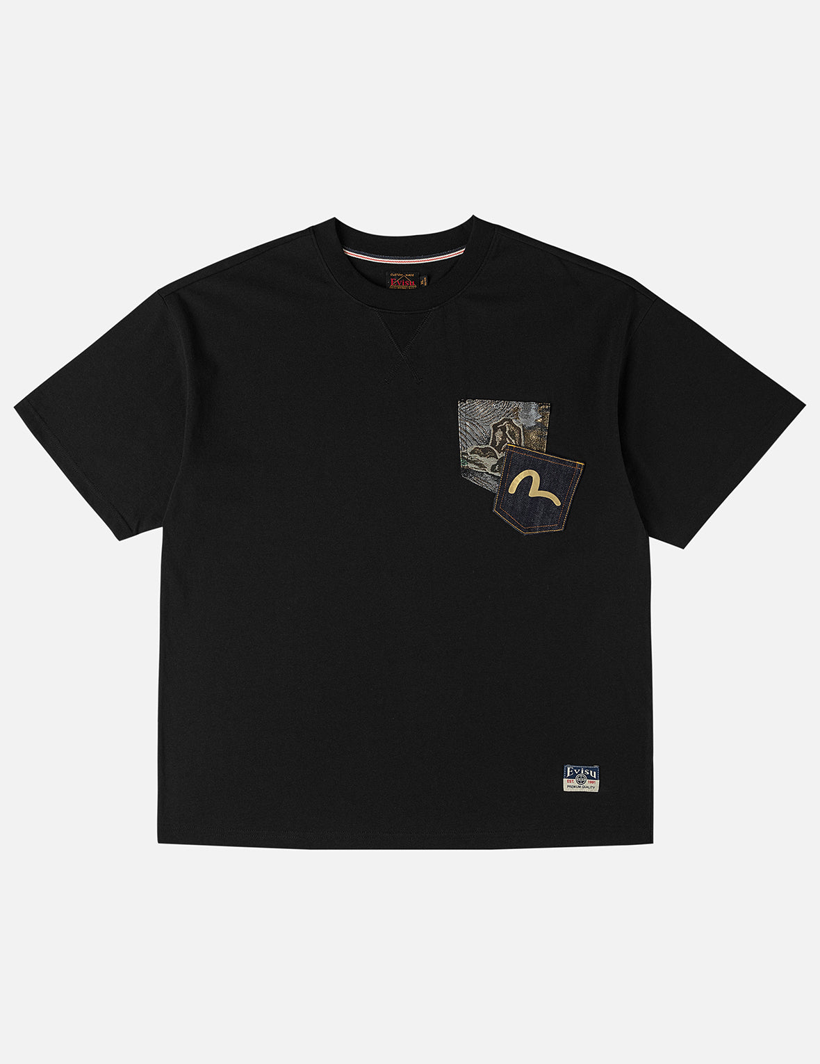 Brocade Patch Pocket T-shirt