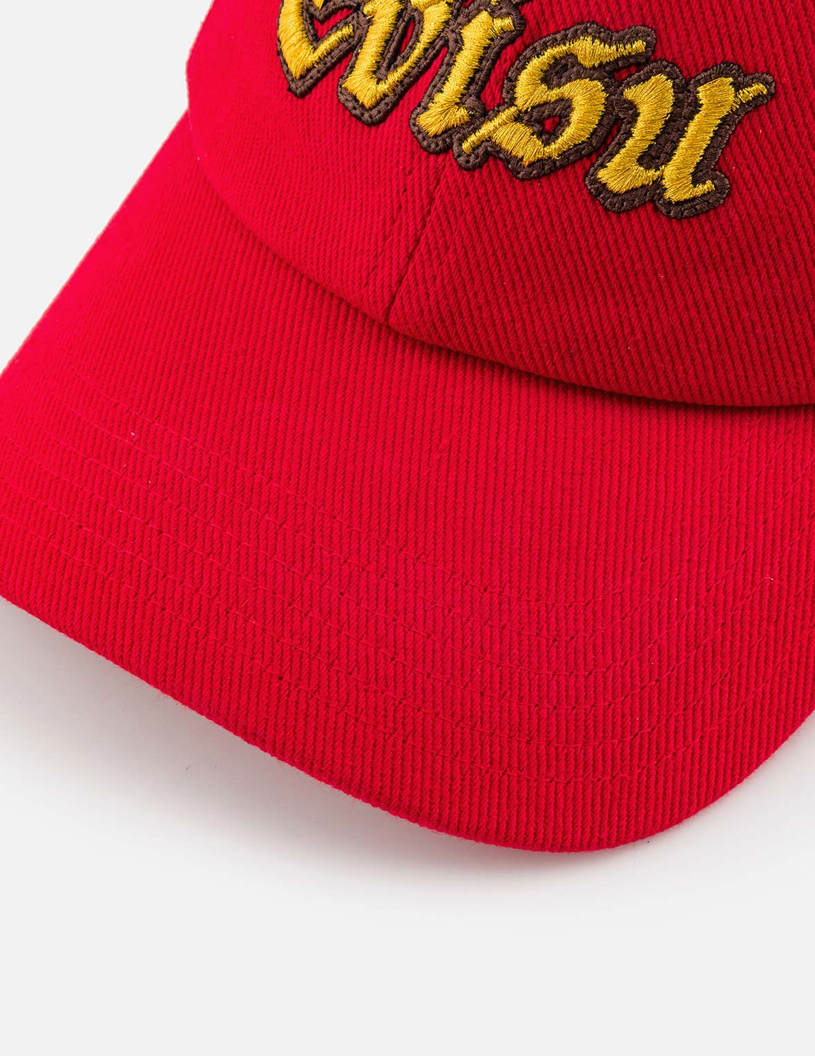 EVISU 標誌刺繡棒球帽 - 黑