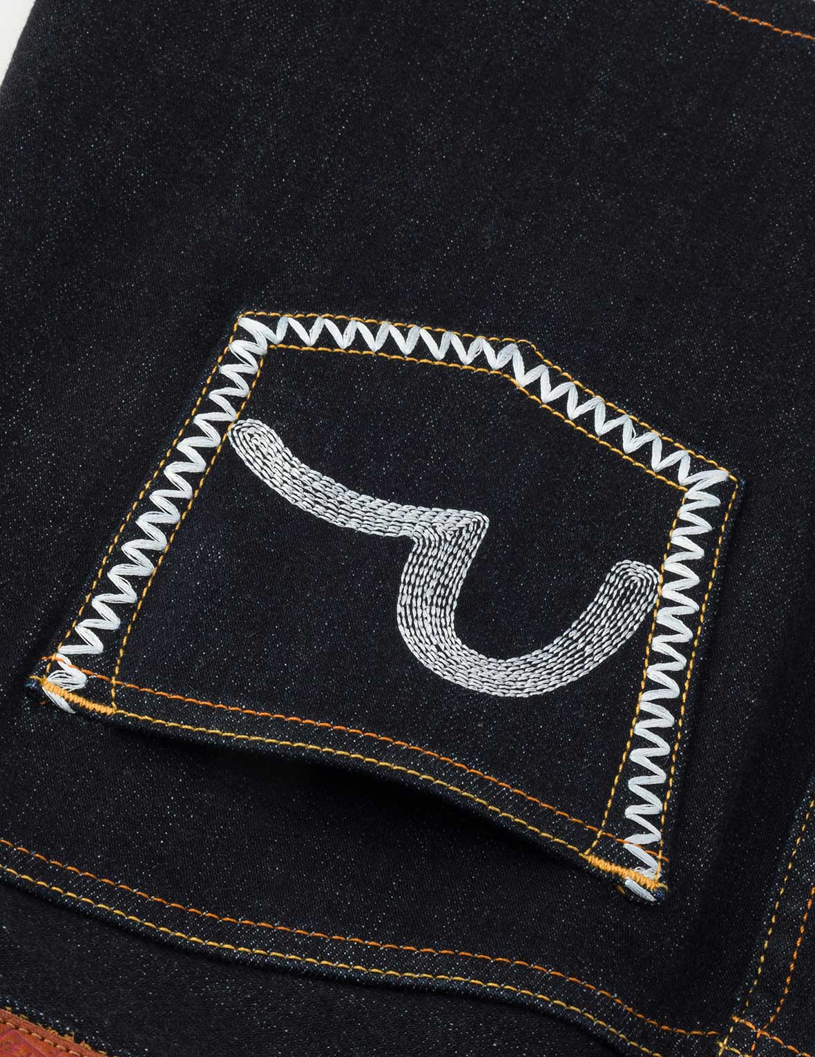 海鷗刺繡常規版型牛仔短裙