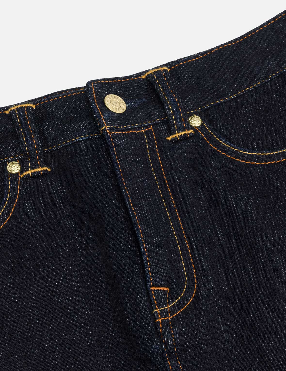 海鷗刺繡常規版型牛仔短裙