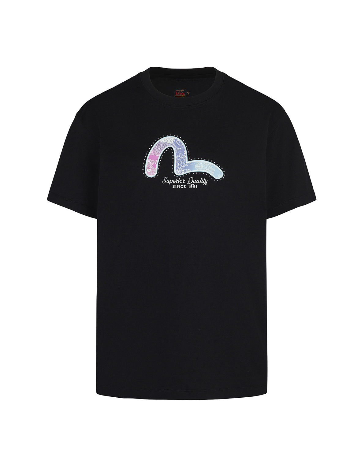 Seagull Foil Print Boyfriend T-shirt