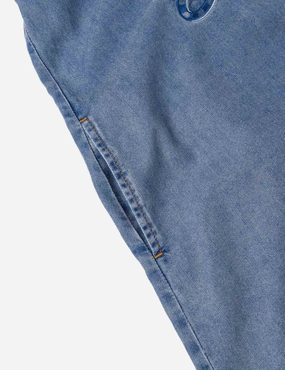 貓咪圖案刺繡丹寧連身裙