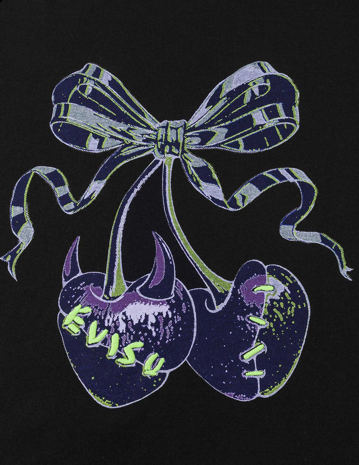 Cherry Bow Printed T-Shirt