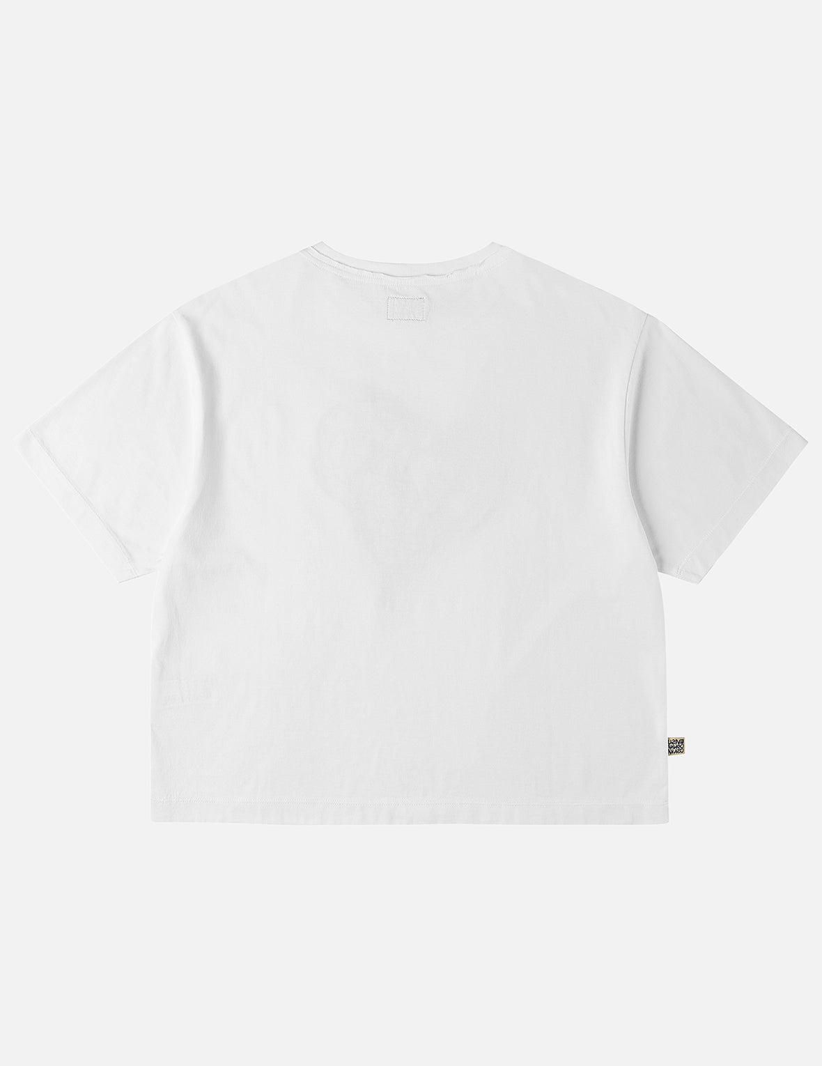 心型牛仔貼布刺繡 T恤