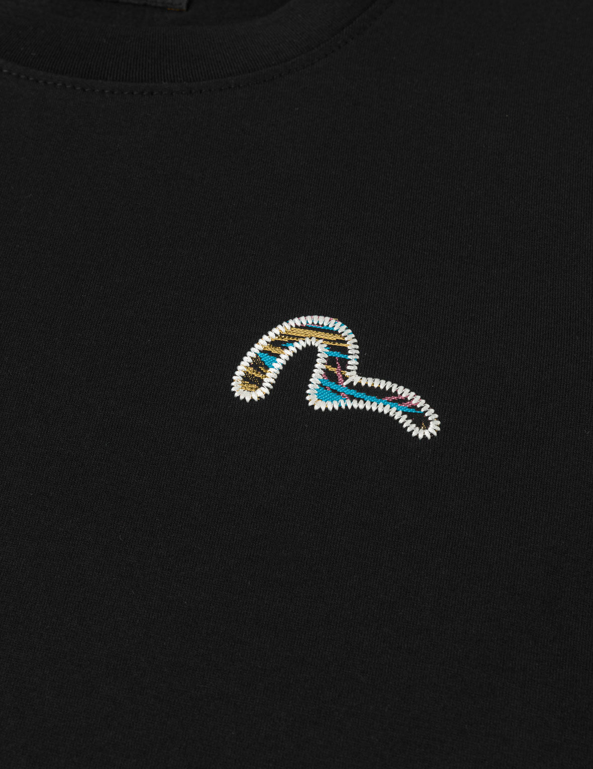 Brocade Kamon Patched T-Shirt