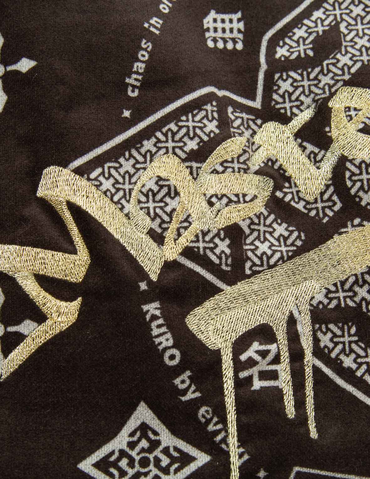 滿地佩斯利及Logo印花羽絨夾克