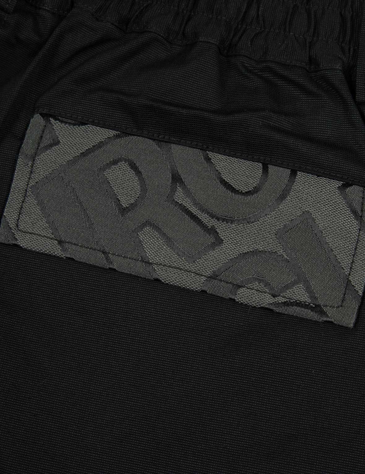 Allover Logo Jacquard Side Zipper Regular Fit Joggers
