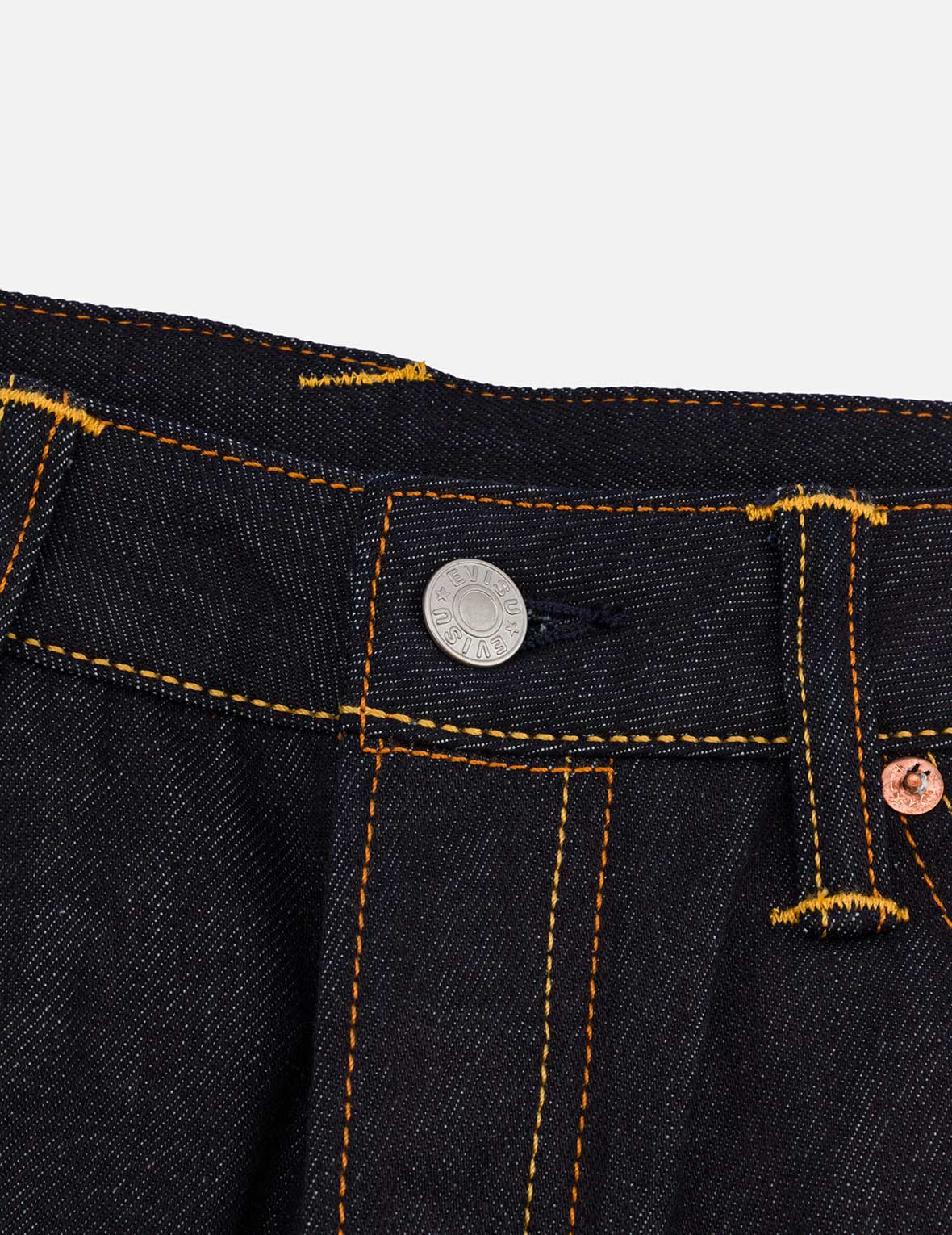 Ninja Daruma Daicock Embroidery Taper Fit Jeans #2017