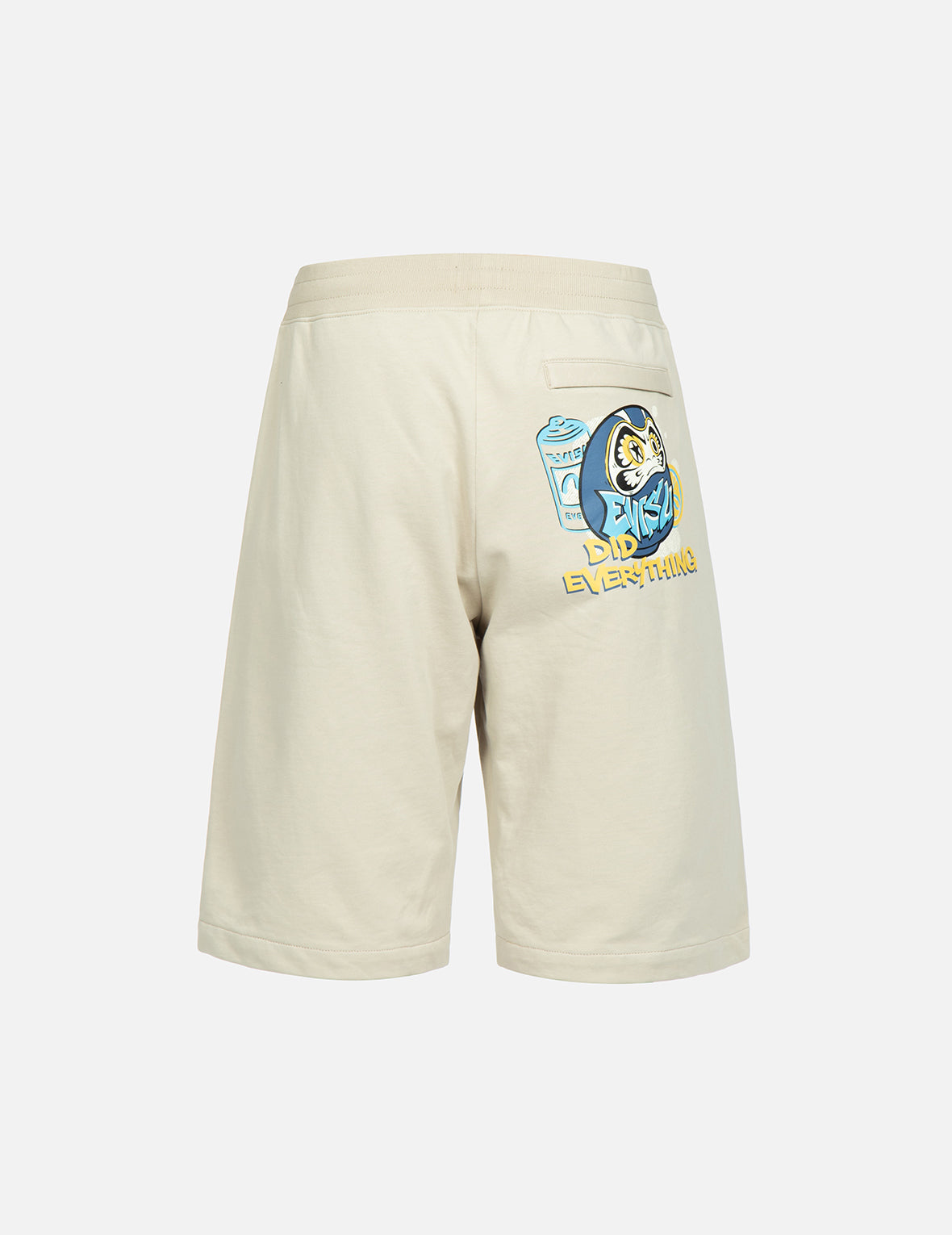 Graffiti Daruma Print Sweat Shorts