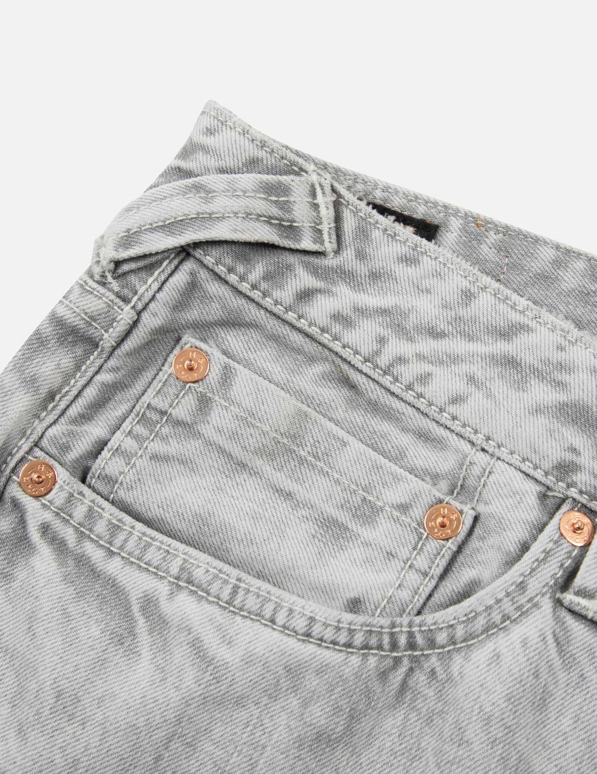 Multi-Pocket Taper Fit Denim Jeans #2017