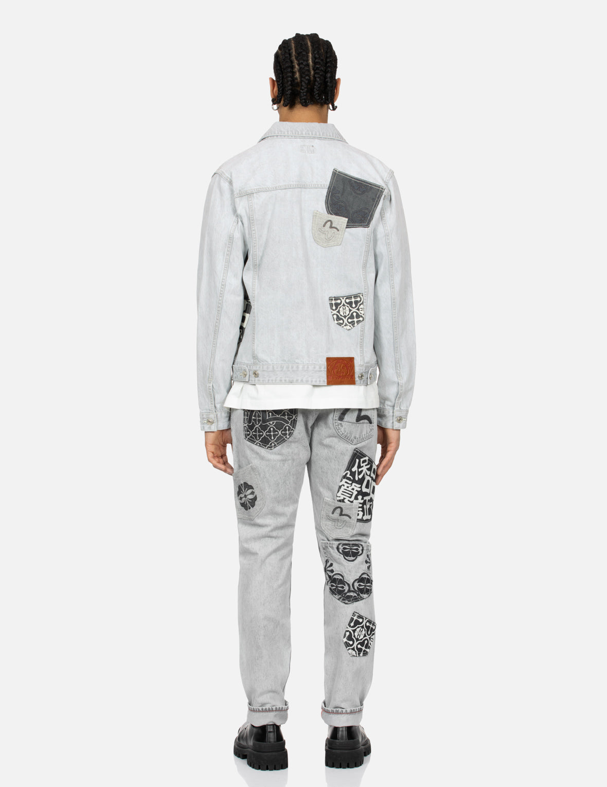 Multi-Pocket Taper Fit Denim Jeans #2017