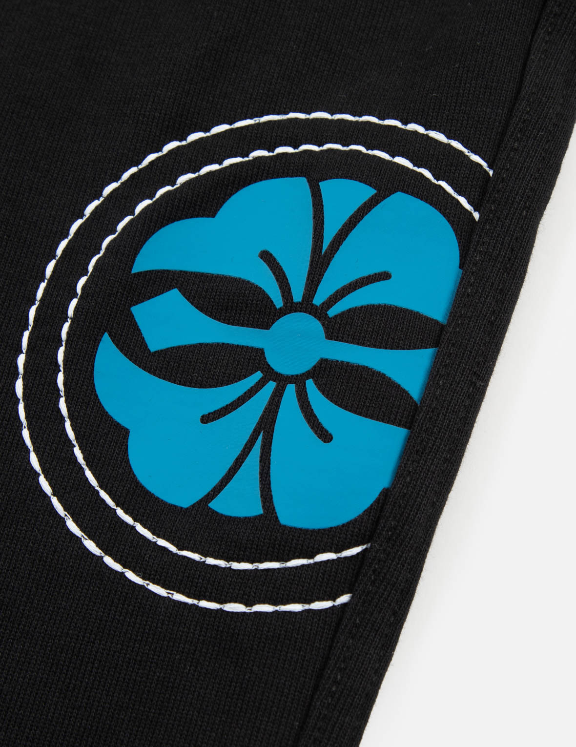 Hand-Stitched and Multi-Print Relax Fit Sweatpants