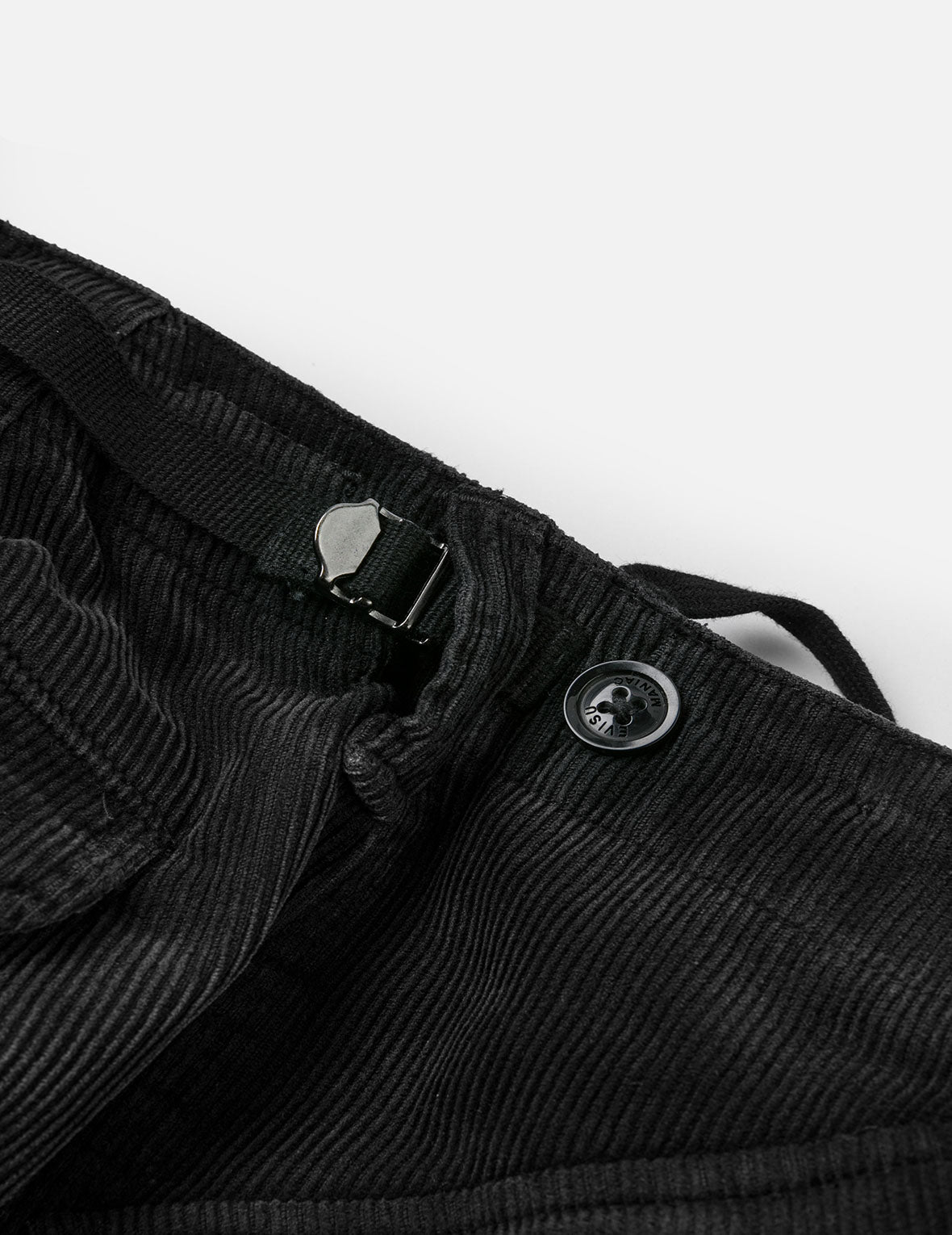 Washed Daicock Embroidery Wide-leg Corduroy Cargo Pants