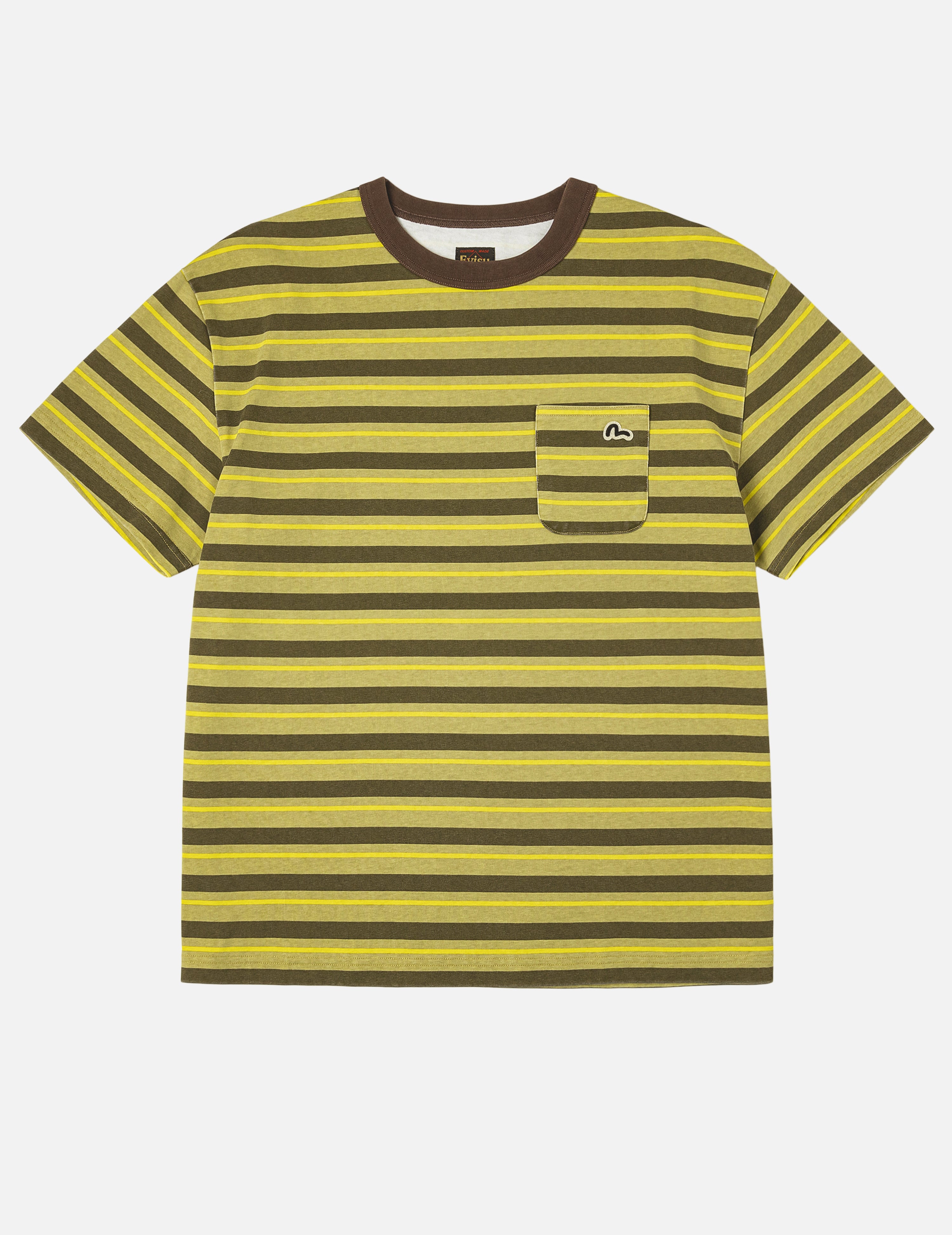 Seagull Appliqué Relax Fit Stripe T-Shirt