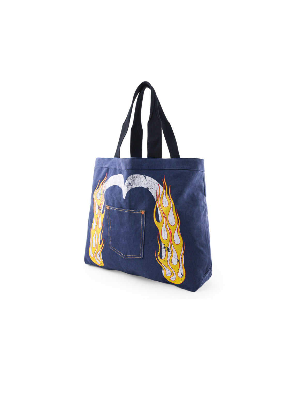 Flaming Daicock Washed Canvas Tote Bag