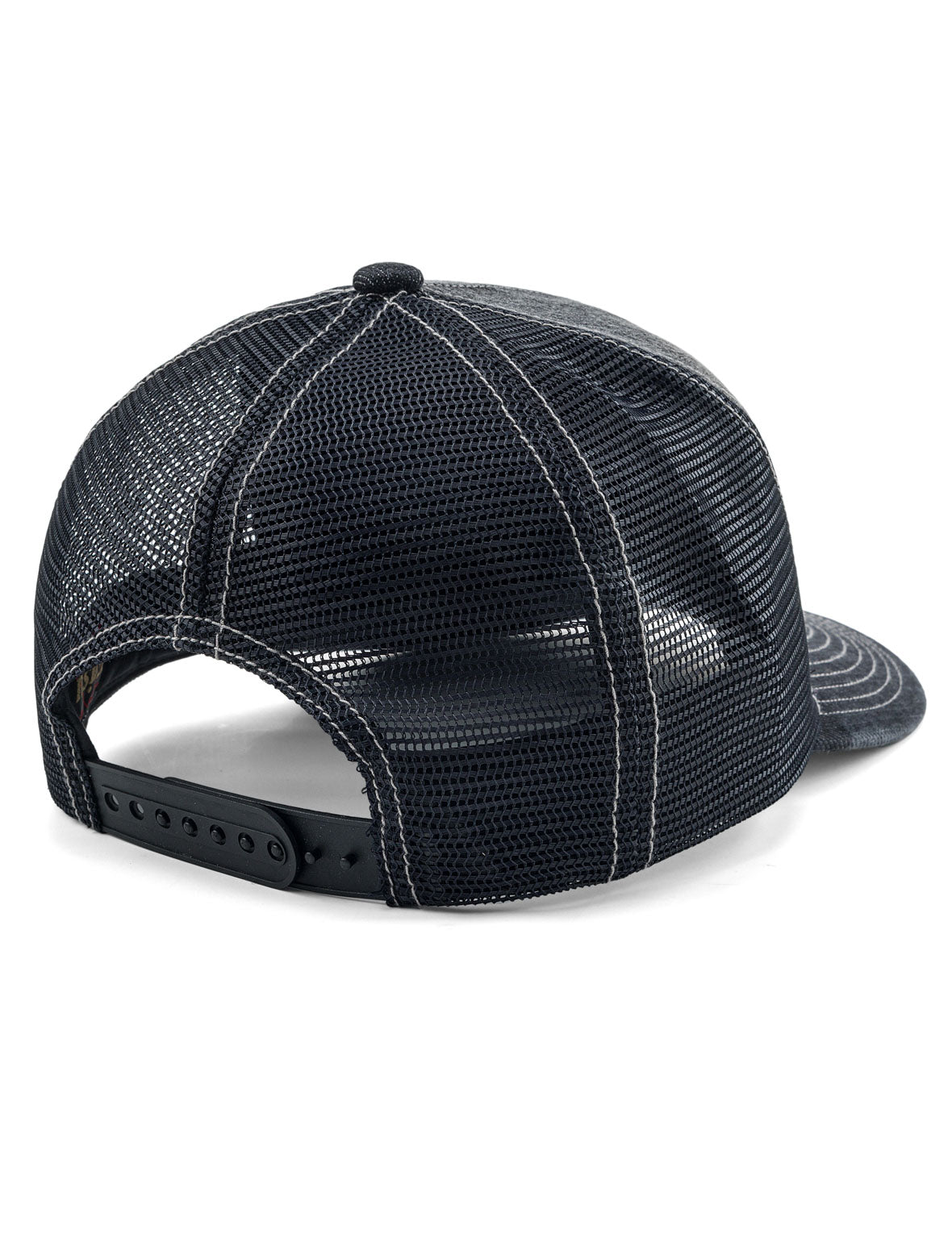Seagull Pocket Denim Mesh Trucker Cap