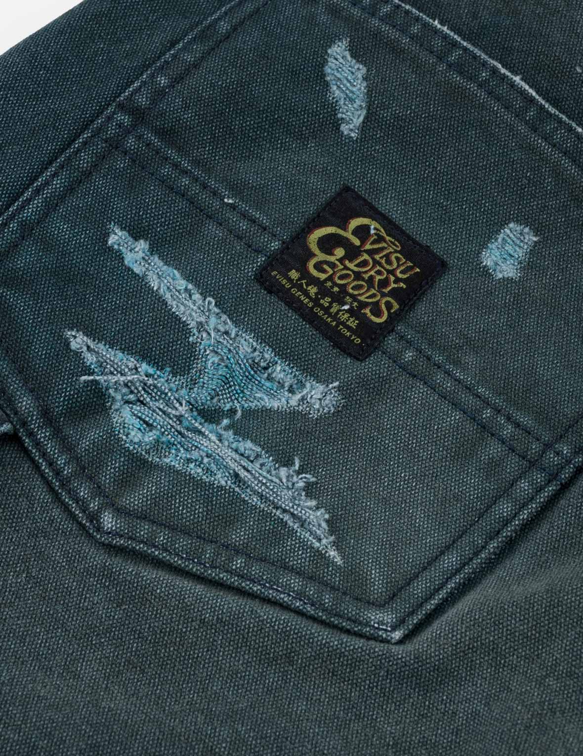 Distressed Double Knee Utility Pants