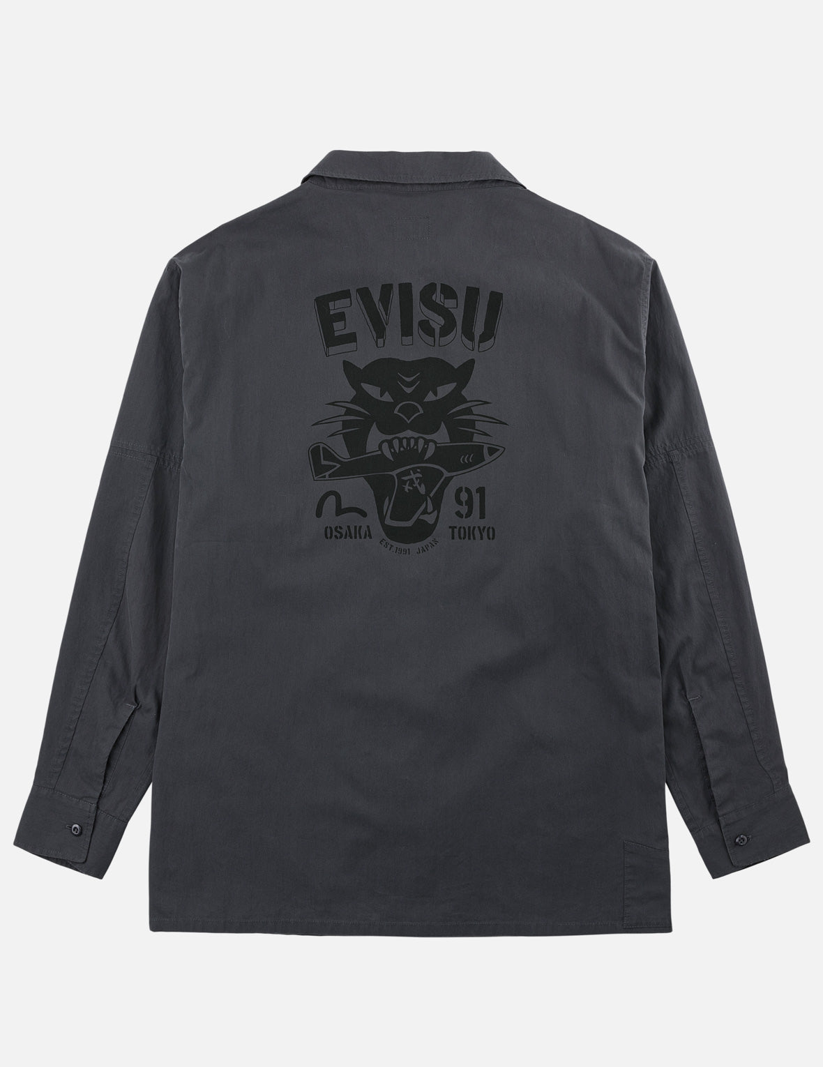 Washed Military Shirt