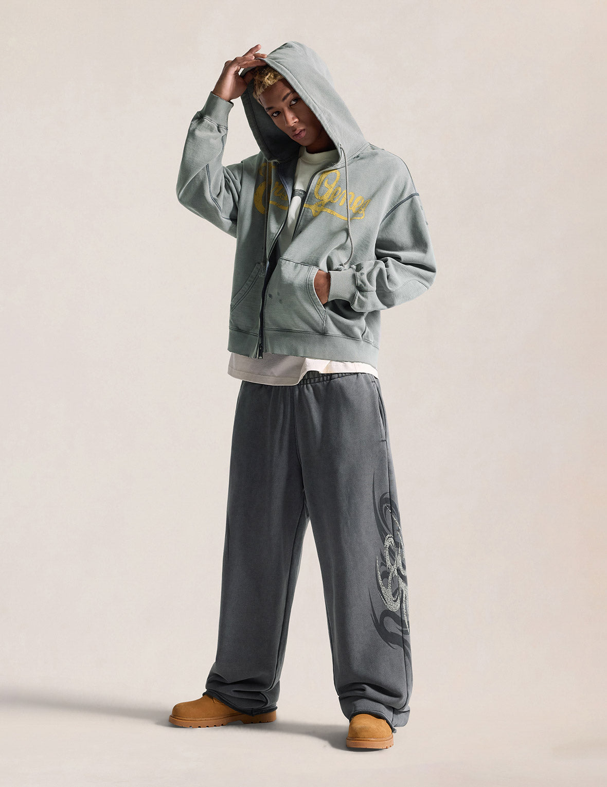 Seagull EVISU Genes Zip-Up Hoodie